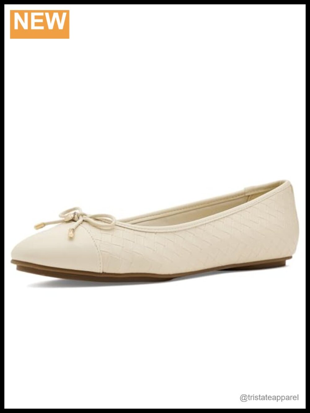 Anne Klein Luci-W Ballet Flat Round Toe Slip-On Women's Work Casual Shoe